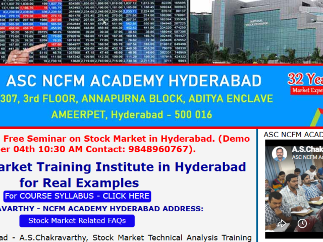 Stock Market Training In Hyderabad