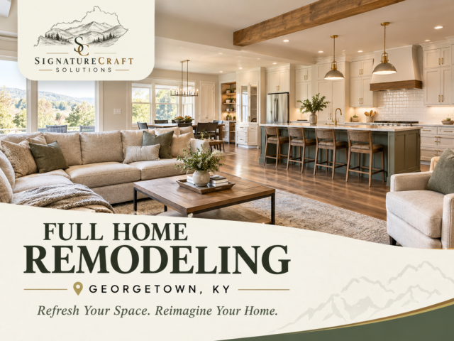 Full Home Remodeling in Georgetown, KY: Transform Your House Into Your Dream Home
