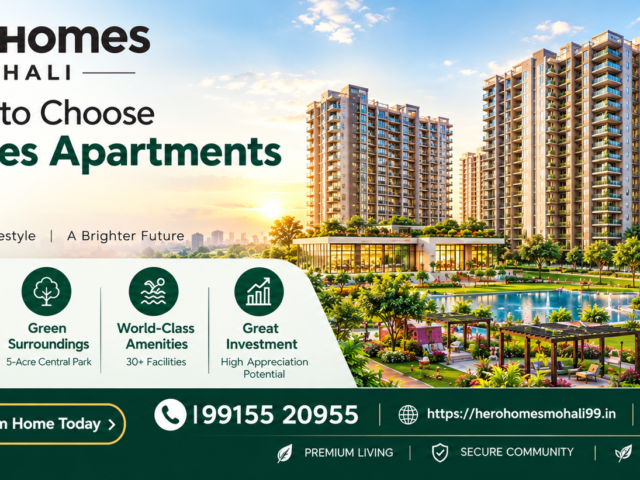 Why Hero Homes Mohali Is the Ultimate Choice for Modern Luxury Apartments
