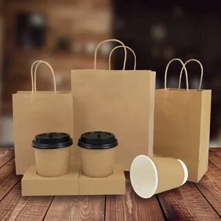 Durable Custom Paper Food Packaging Bags for Everyday Use