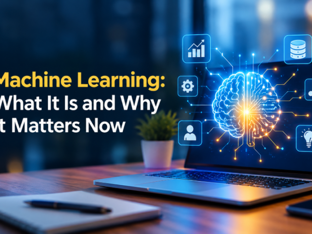 Machine Learning: What It Is and Why It Matters Now