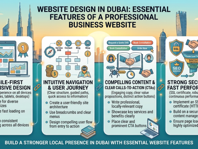 Website Design in Dubai: How to Create a Professional Website That Builds Customer Trust